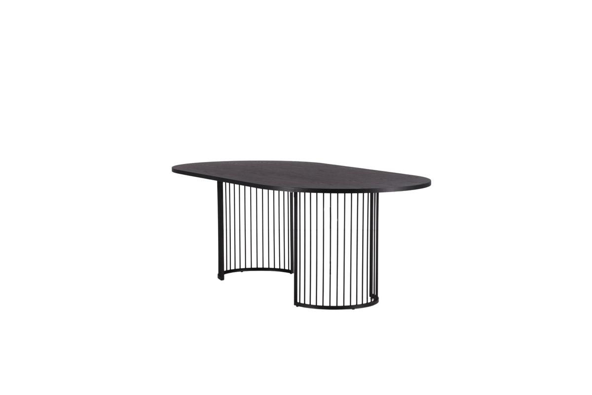 Hamneskär Ovala Matbord 220 x 110 Svart