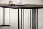 Hamneskär Ovala Matbord 220 x 110 Svart