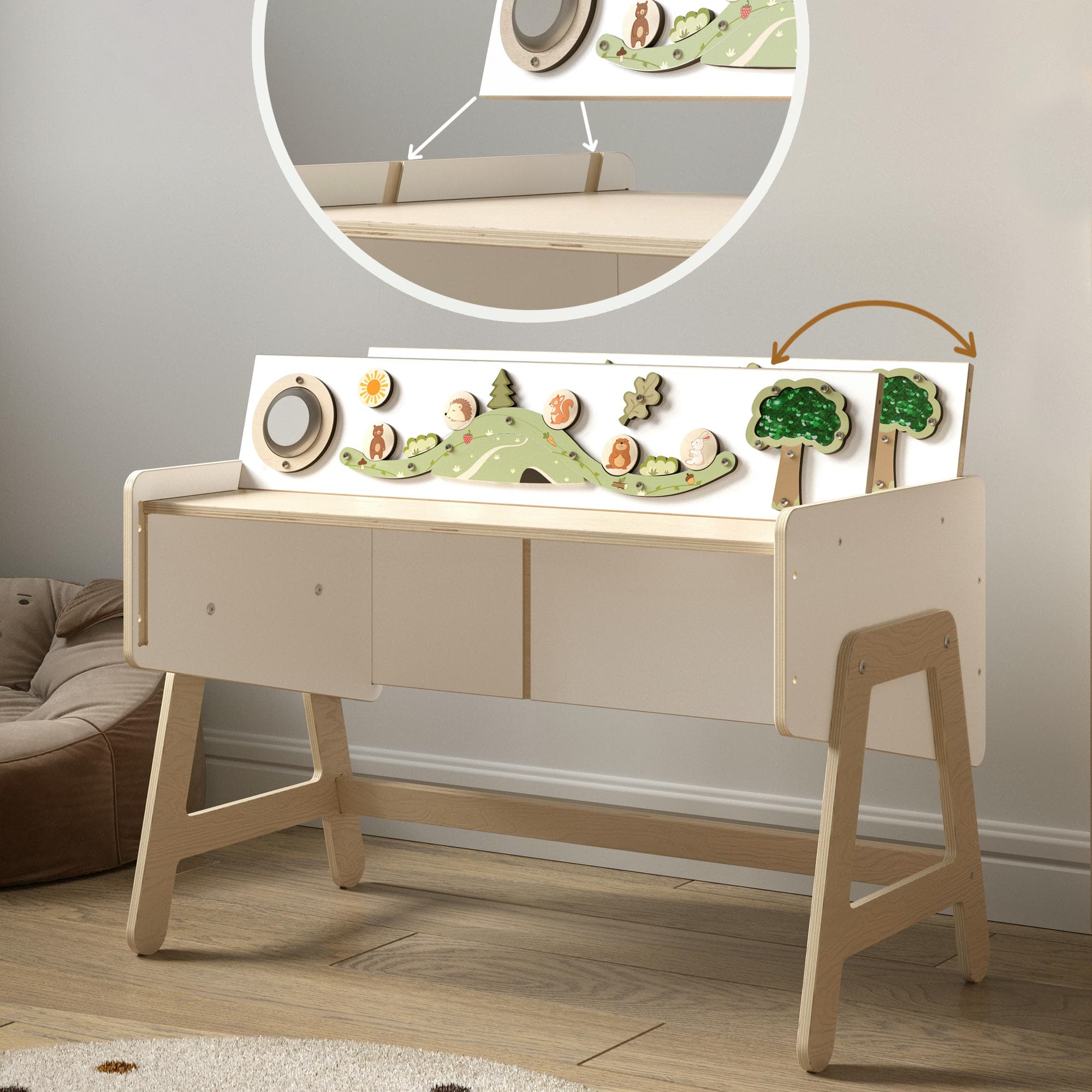 Spielzeugregal / Tisch LILU – BusyKids