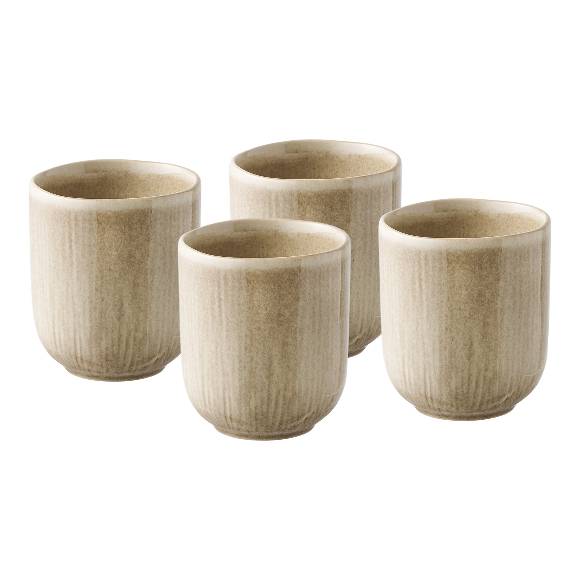Viola Mugg – Beige (Set om 4)