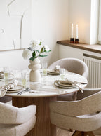 Viola Lunch Tallrik – Beige (Set om 4) 21cm