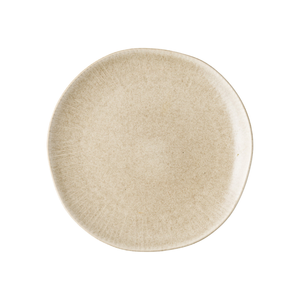 Viola Lunch Tallrik – Beige (Set om 4) 21cm