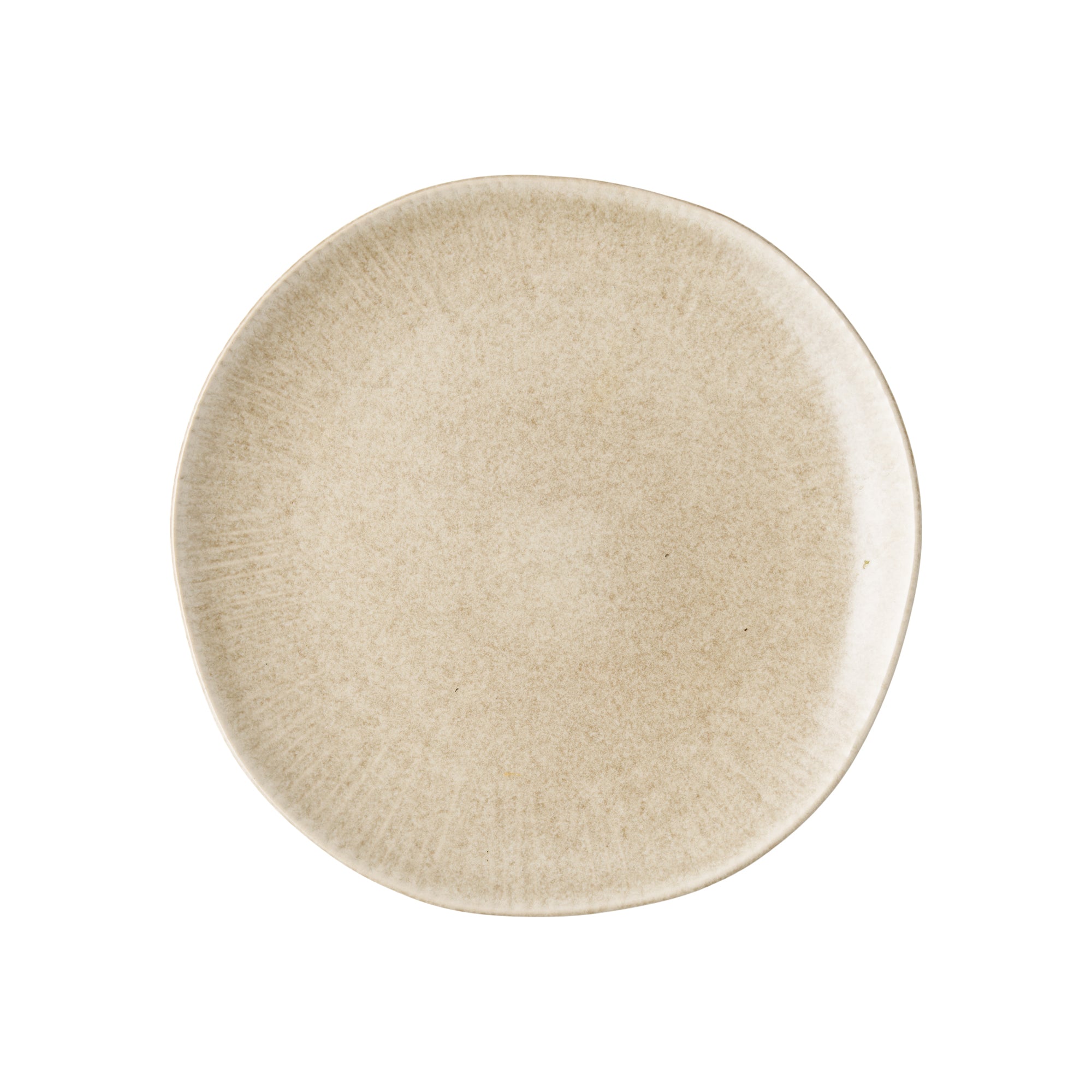 Viola Lunch Tallrik – Beige (Set om 4) 21cm