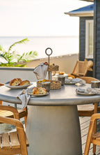 Viola Lunch Tallrik – Beige (Set om 4) 21cm