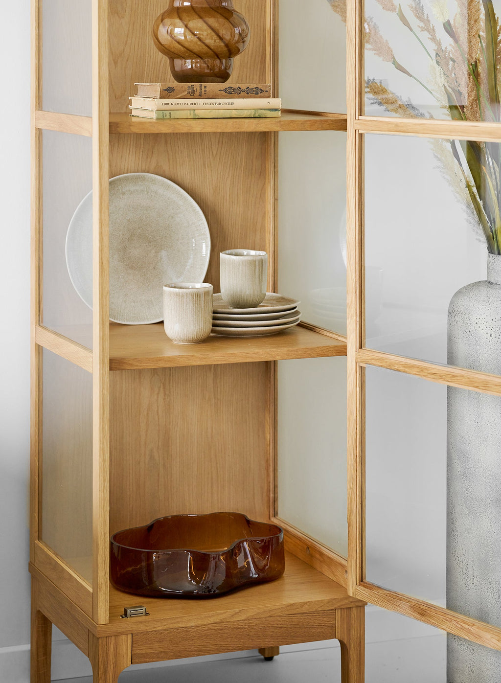 Viola Lunch Tallrik – Beige (Set om 4) 21cm