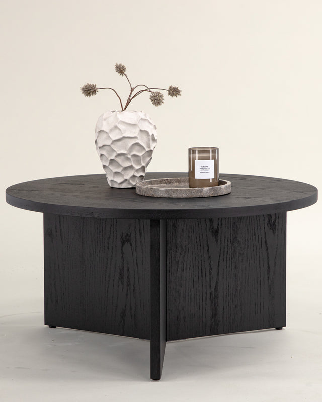 Saltö Soffbord ⌀85 Svart