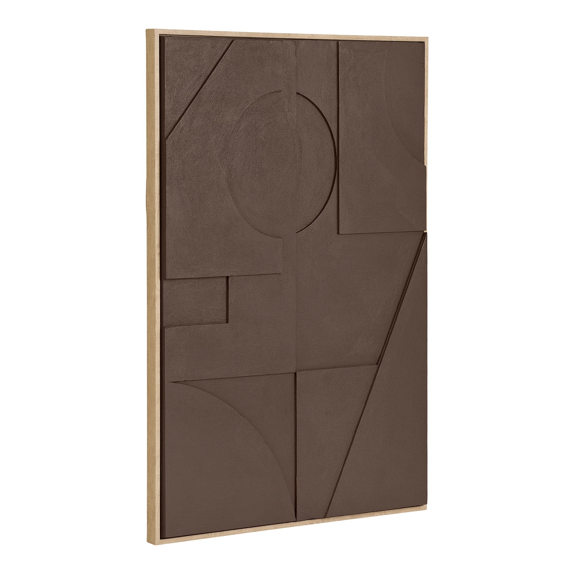 Isabella Relief Väggdekor – Brun 01