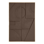 Isabella Relief Väggdekor – Brun 01