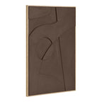 Isabella Relief Väggdekor – Brun 02