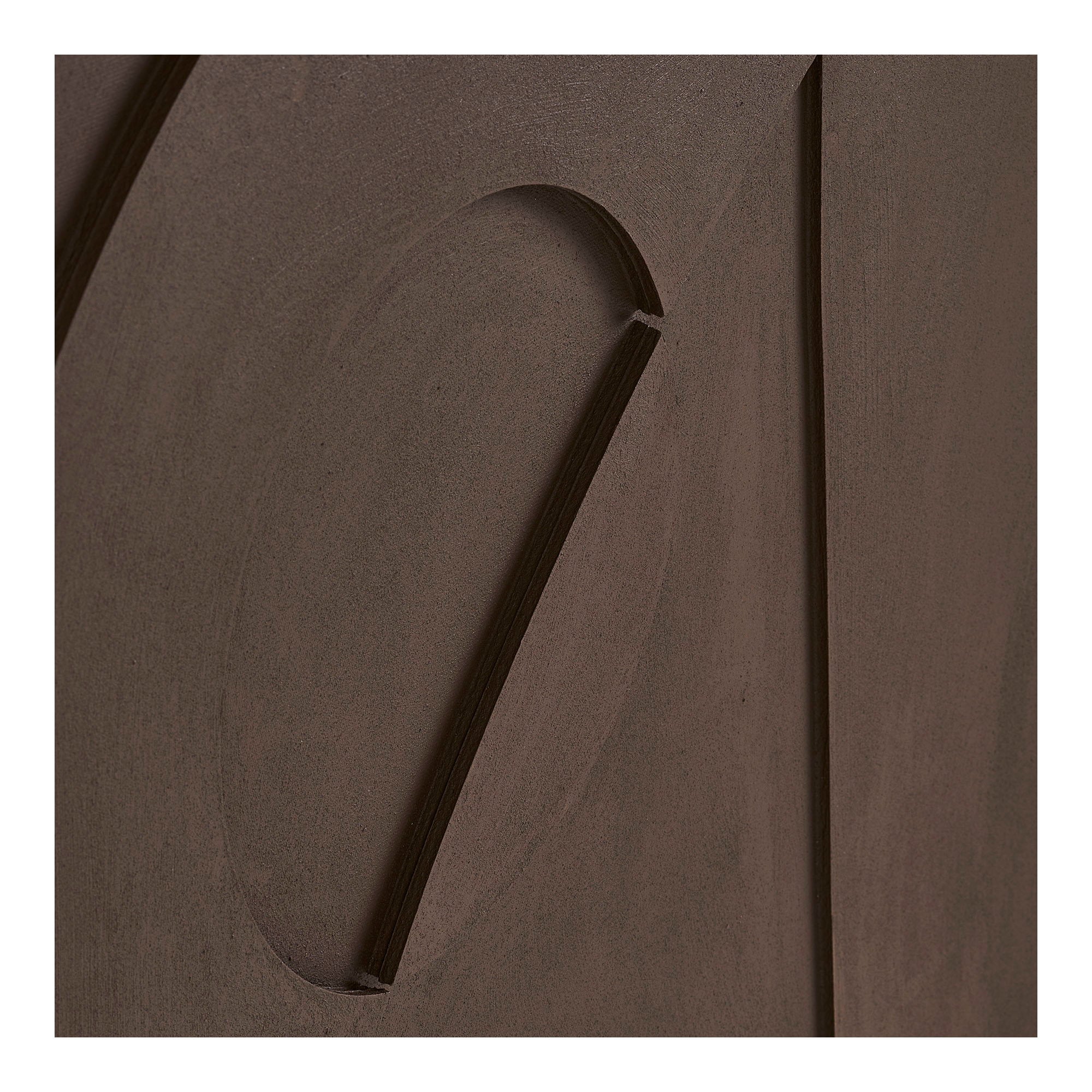 Isabella Relief Väggdekor – Brun 02