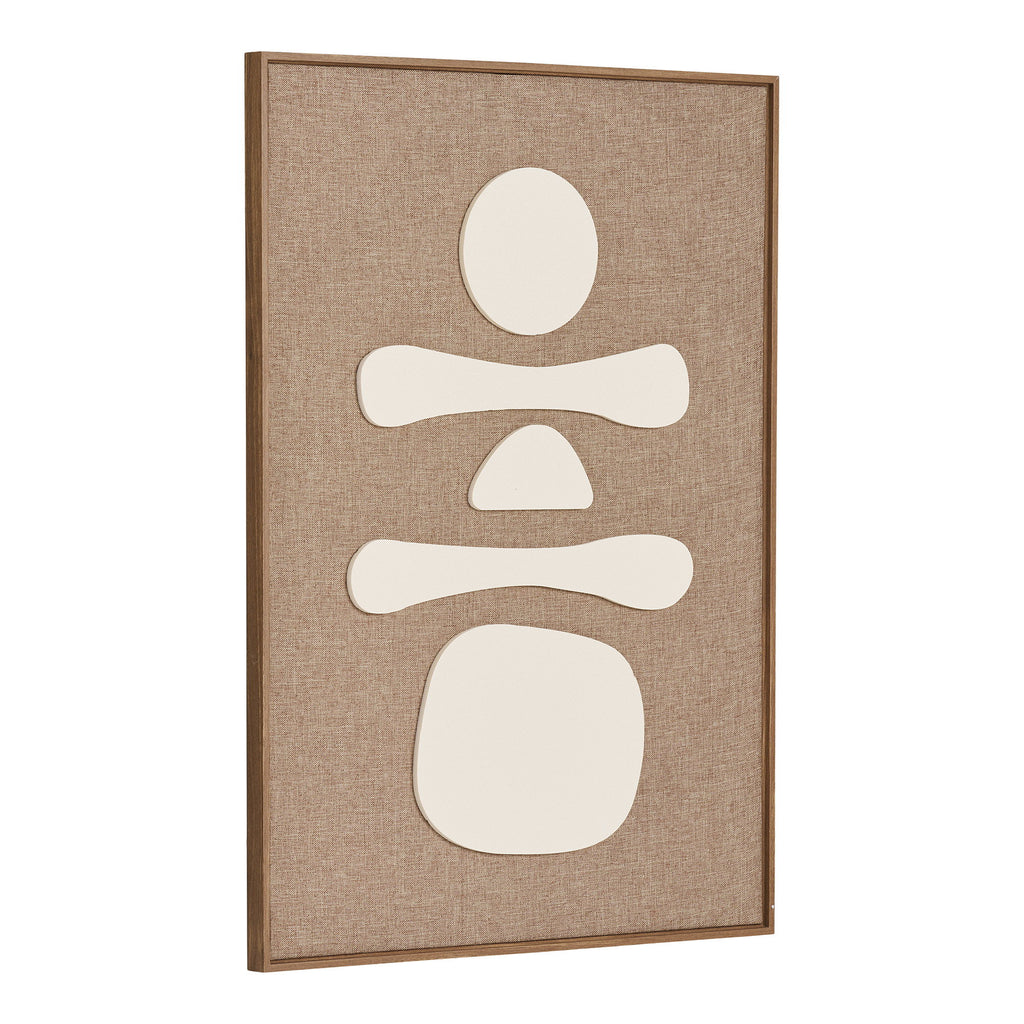 Diva Relief Väggdekor – Brun / Beige 01