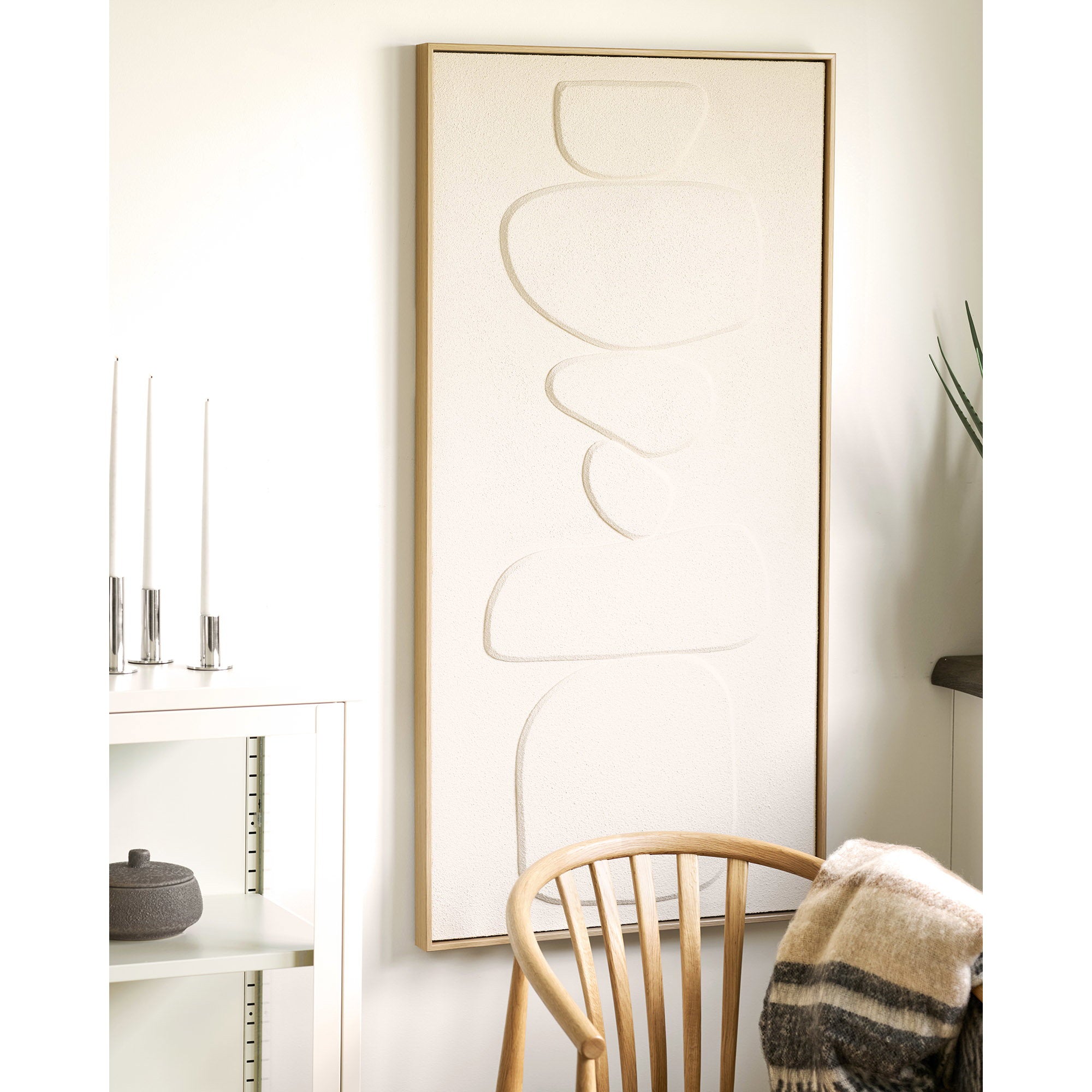 Victoria Relief Väggdekor – Beige 01