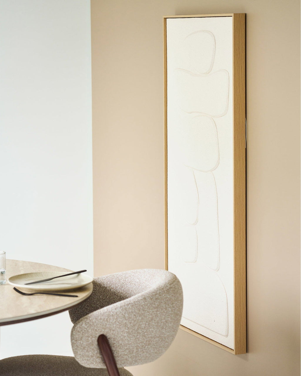 Victoria Relief Väggdekor – Beige 02