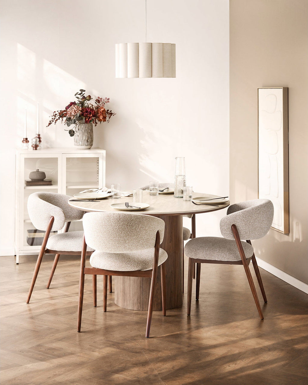 Victoria Relief Väggdekor – Beige 02