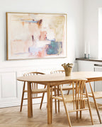 Inez Canvas Tavla med Handmålade Detaljer – 150x100 cm