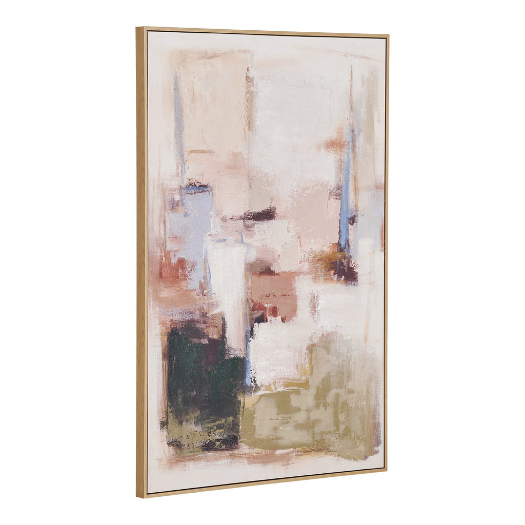 Inez Canvas Tavla med Handmålade Detaljer – 150x100 cm