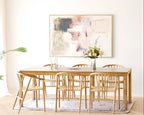 Inez Canvas Tavla med Handmålade Detaljer – 150x100 cm