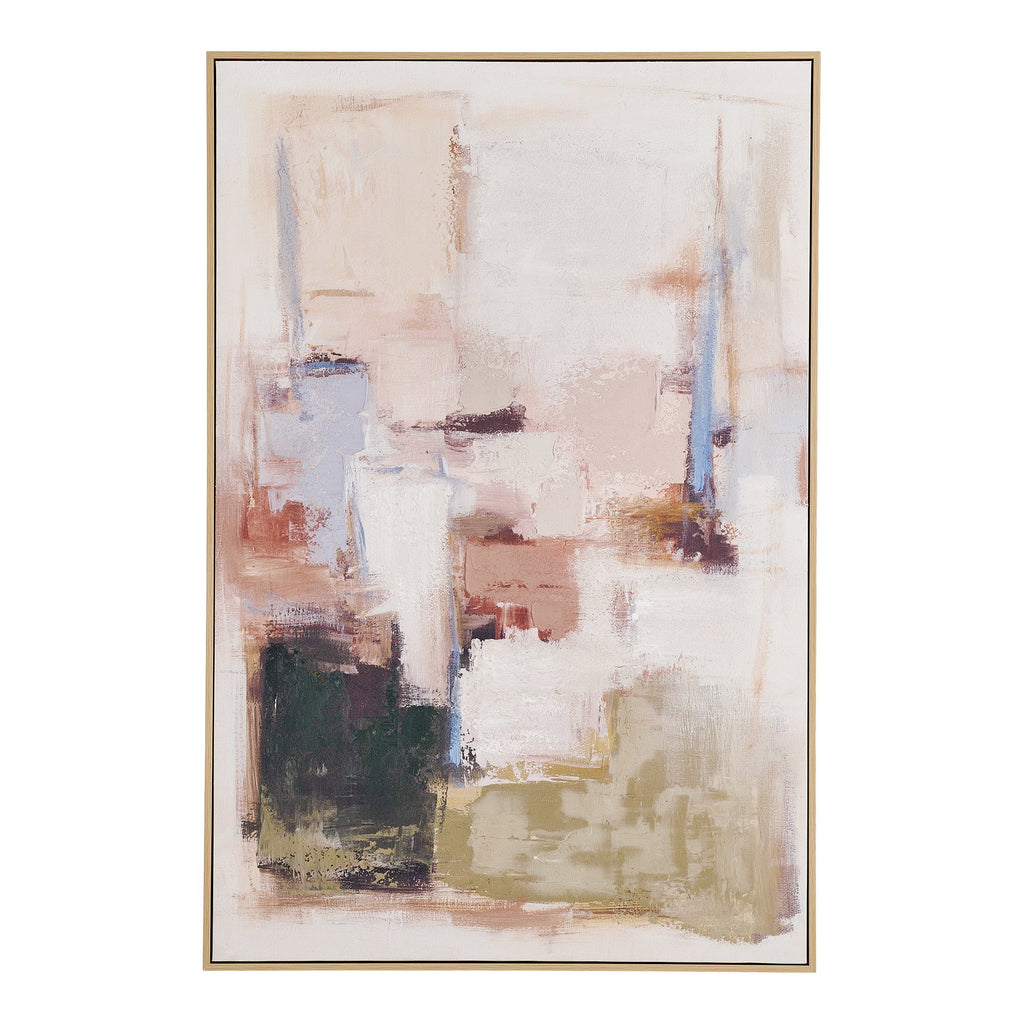 Inez Canvas Tavla med Handmålade Detaljer – 150x100 cm