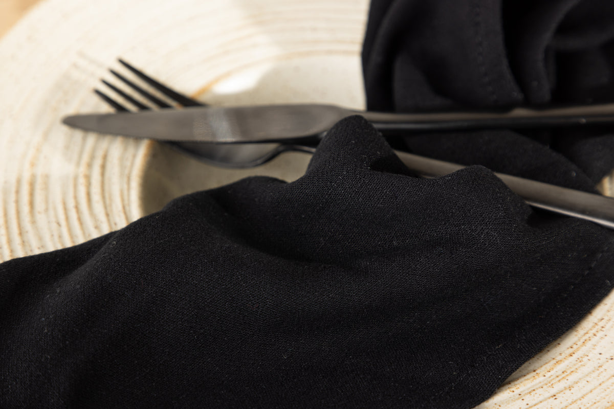 Wabi Sabi Servetter 2-pack Svart