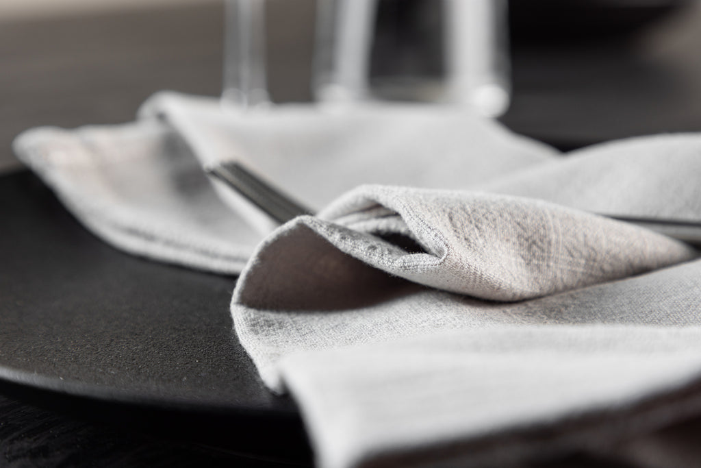 Bloria Servetter 2-pack Ljusgrå