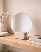 Bordspegel Travertin