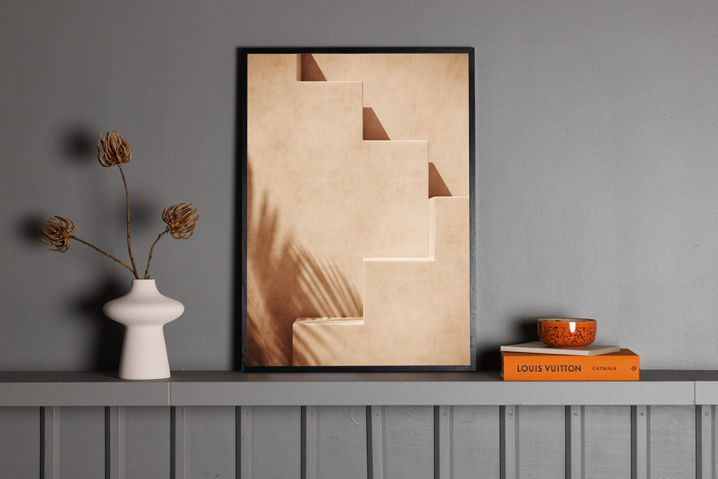 Stairs Posters Beige
