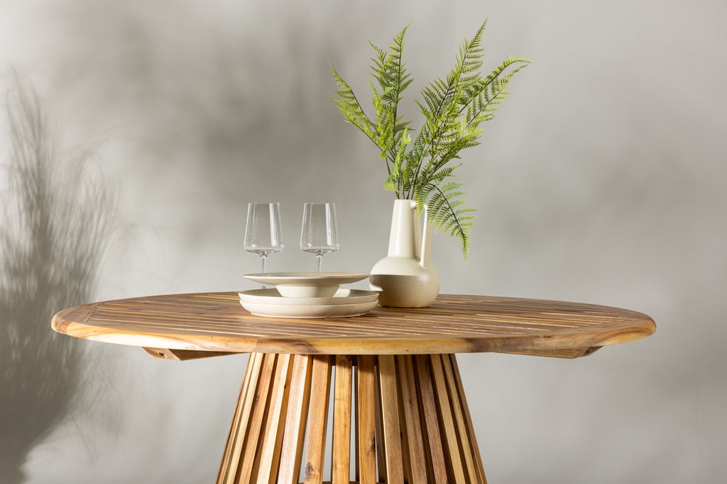 Lumpur Matbord ⌀120 Natur Akacia