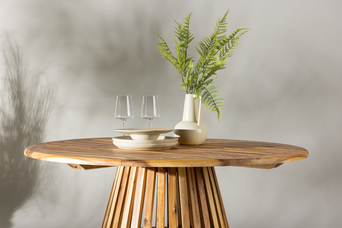 Lumpur Matbord ⌀120 Natur Akacia