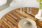 Lumpur Matbord ⌀120 Natur Akacia