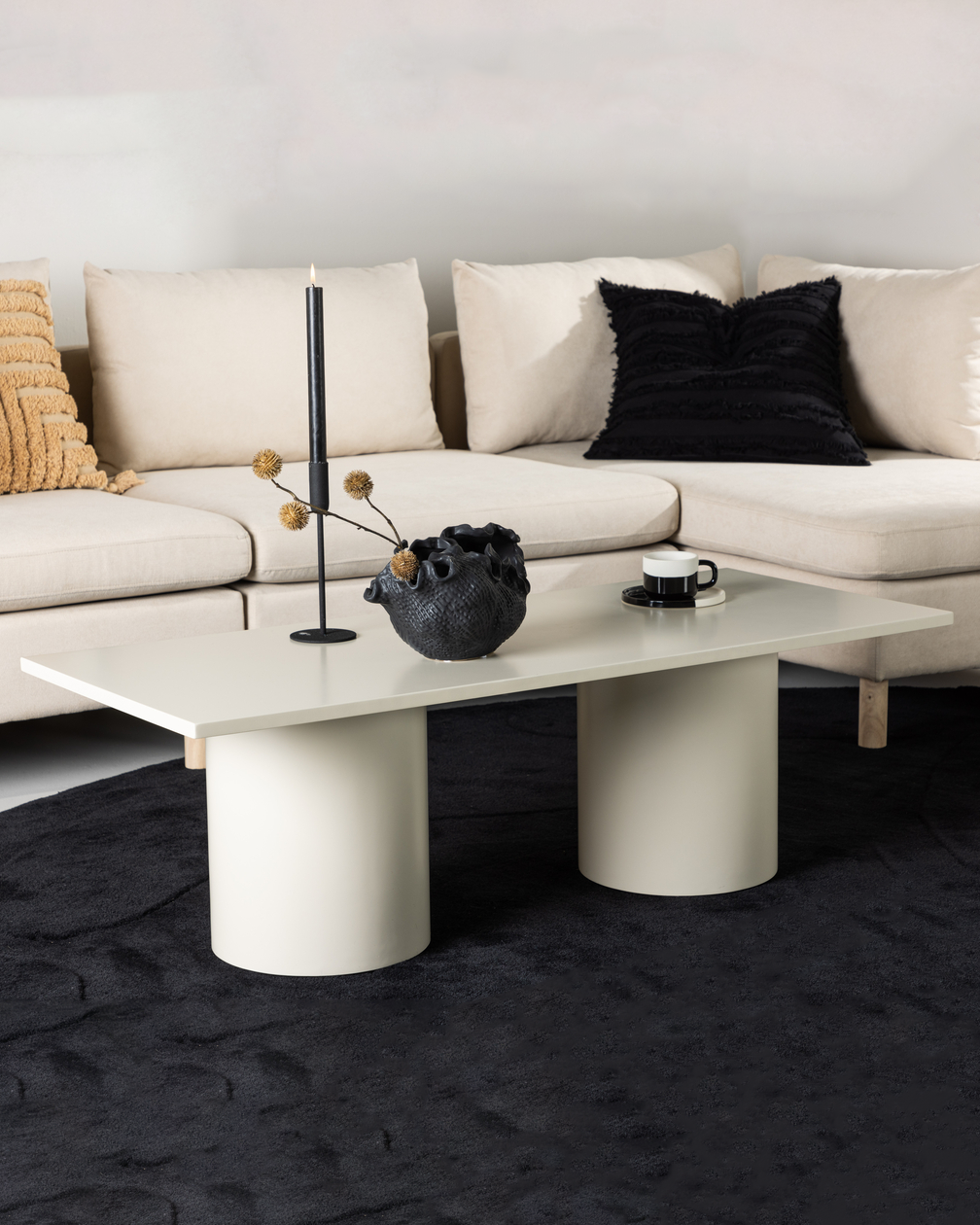Sandvika Soffbord 120 x 50 Beige