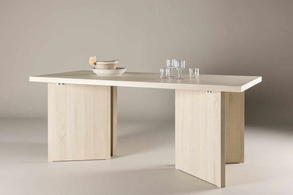 Bassholmen Matbord 180x90 Vitputsad