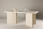Bassholmen Matbord 180x90 Vitputsad