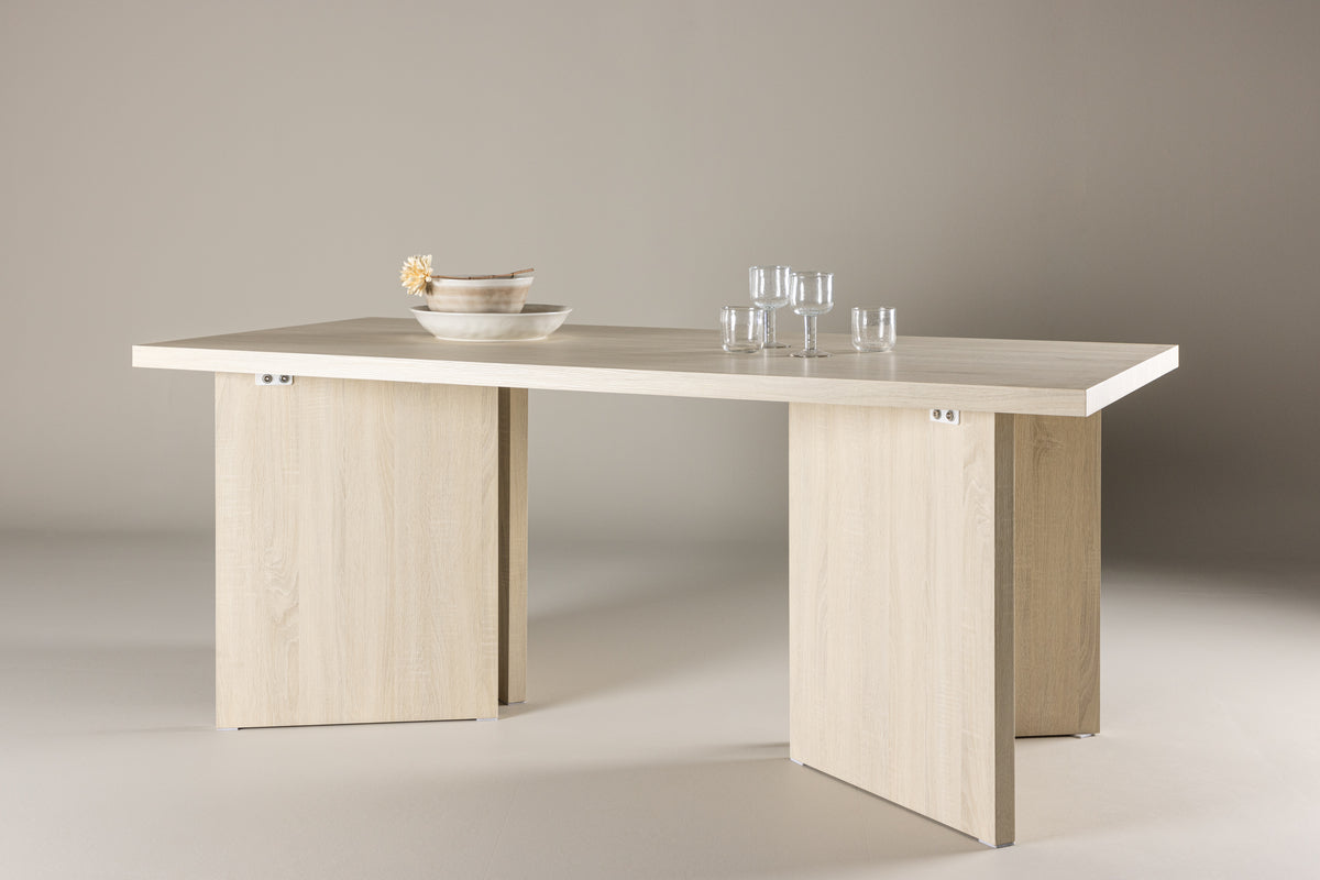 Bassholmen Matbord 180x90 Vitputsad