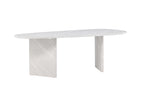 Grönvik Ovala Matbord 220 x 100 Vit