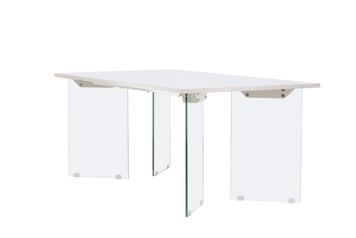 Ester Rektangulära Matbord 180 x 90 Ljusgrå