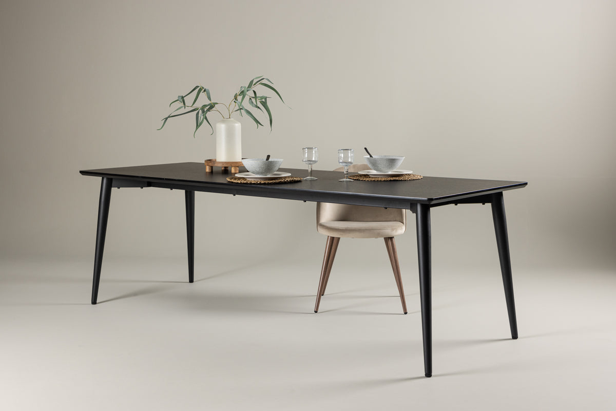Ellis Matbord – Svart 230x85