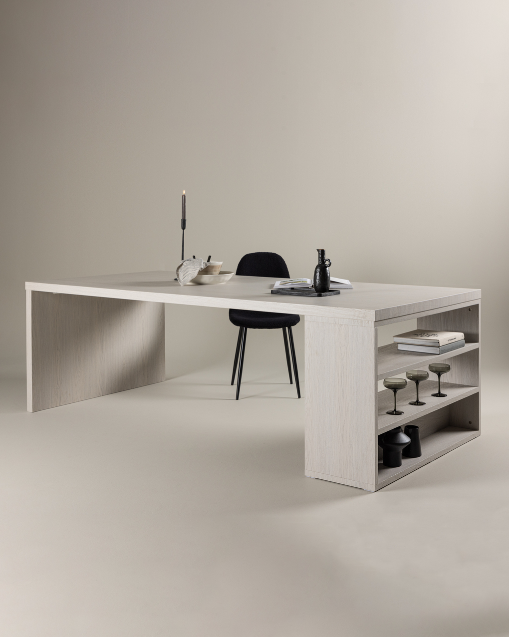 Mika Matbord 230x110 Vitputsad