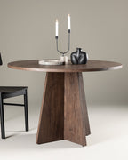 Bootcut Runda Matbord ⌀110 Mocka