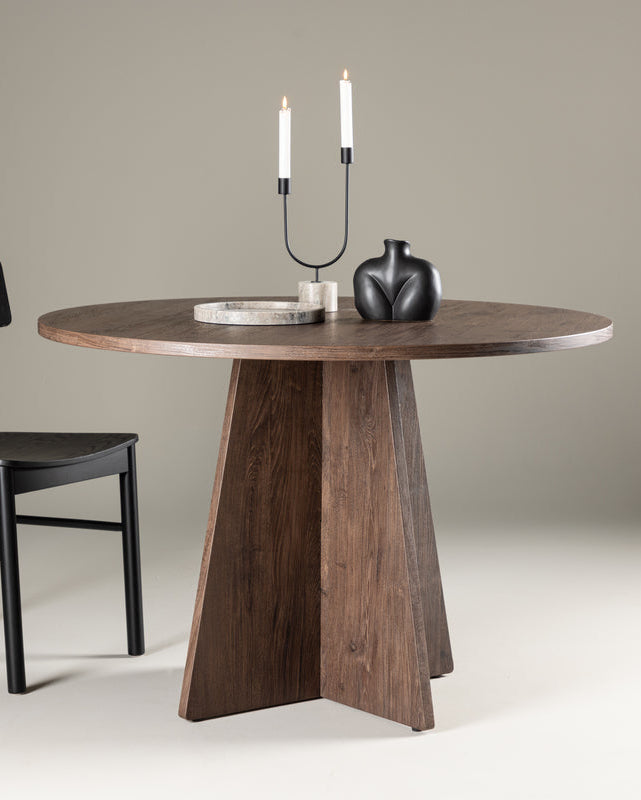 Bootcut Runda Matbord ⌀110 Mocka