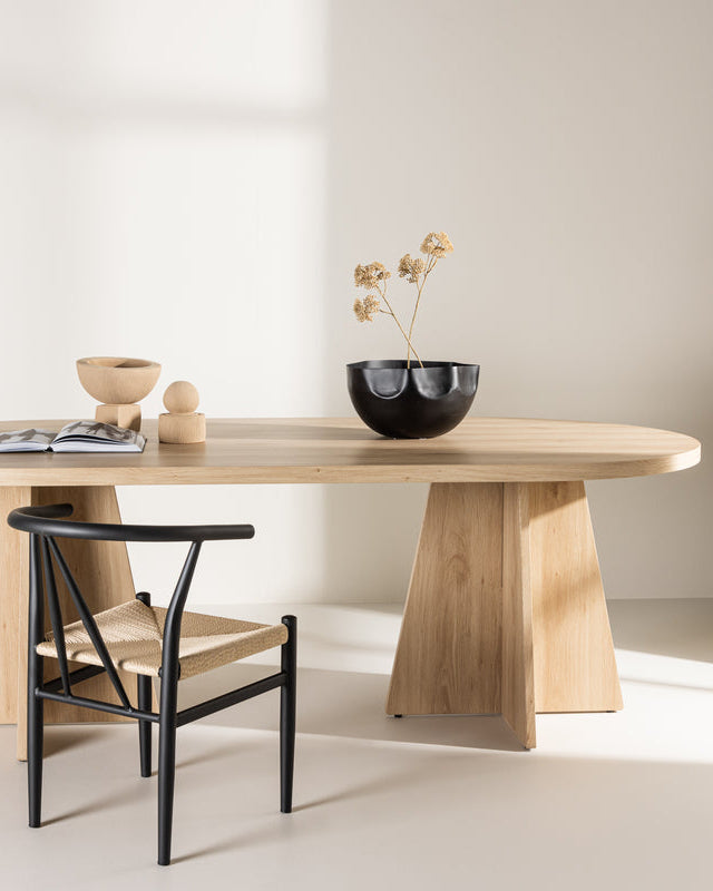 Bootcut Ovala Matbord 230 x 115 Natur