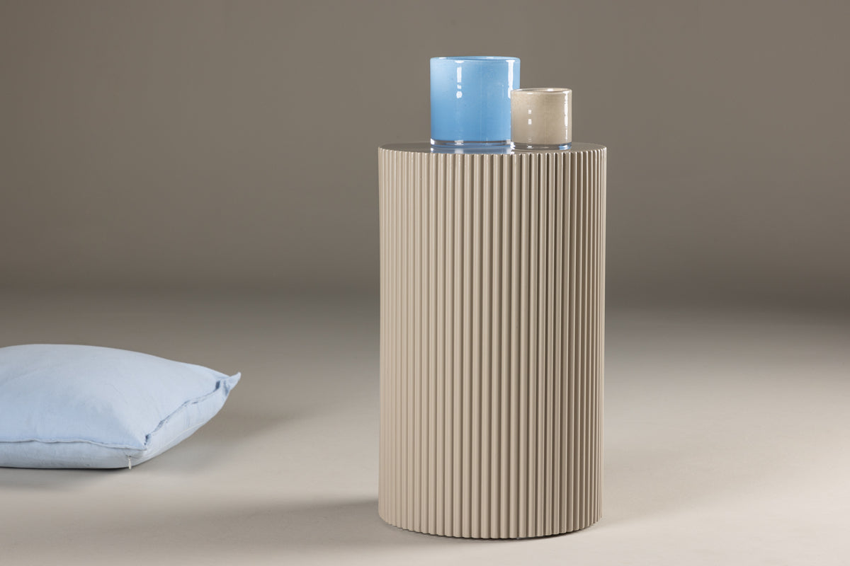 Lenox Sidobord ⌀31 Beige