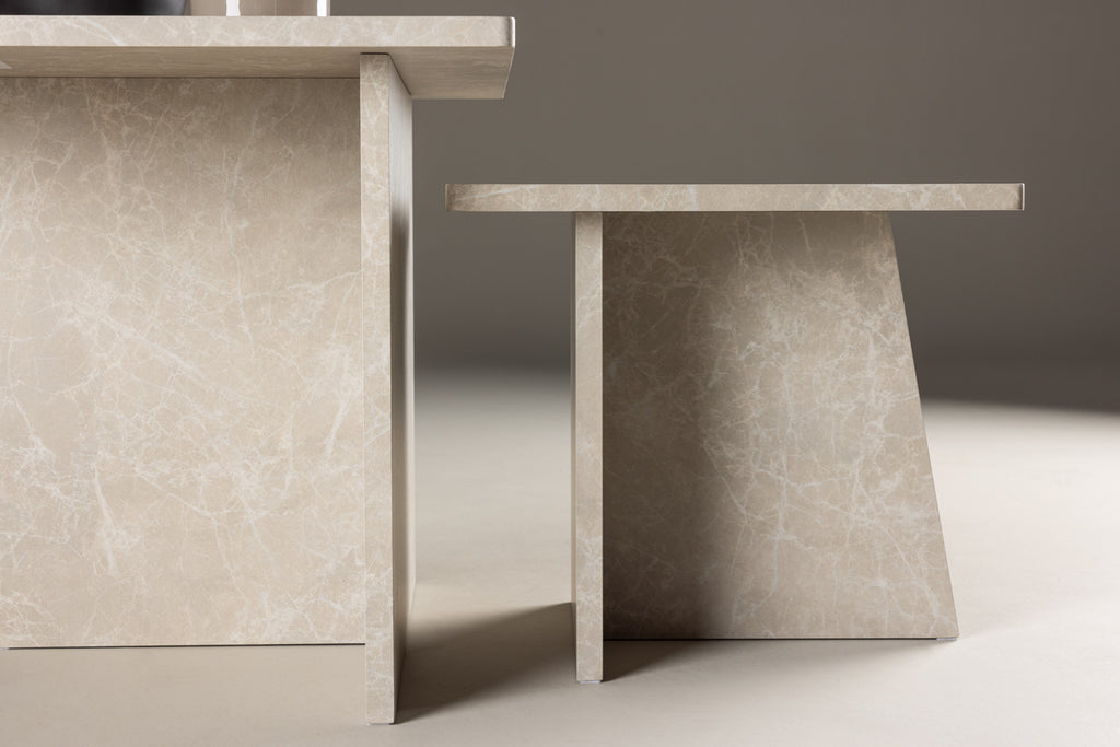 Sala 2 Soffbord 60x60 + 40x40 Marblelook