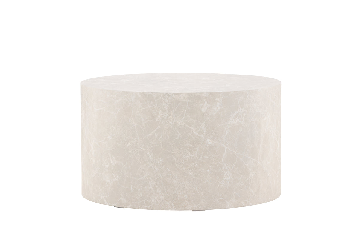 York Soffbord ⌀80 Beige