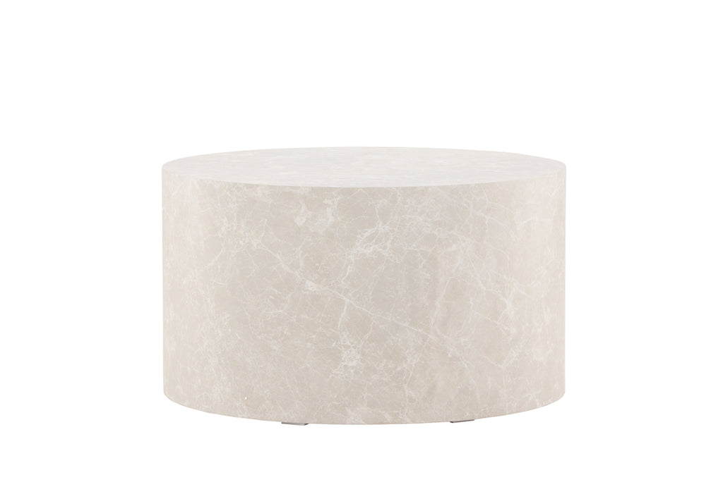 York Soffbord ⌀80 Beige