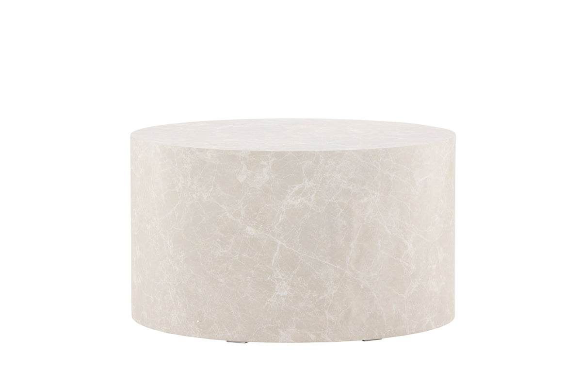 York Soffbord ⌀80 Beige
