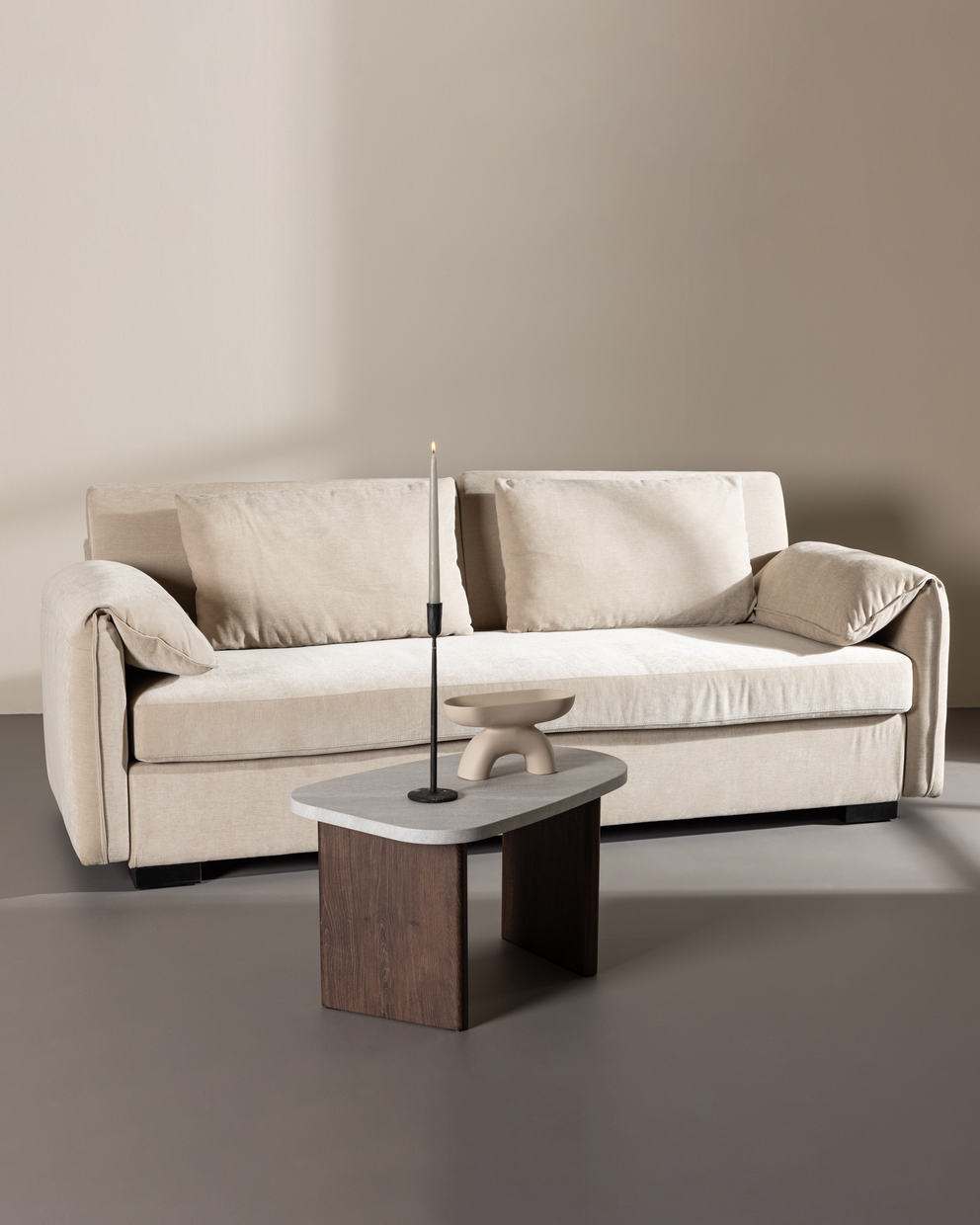 Malva 3-sits soffa Beige