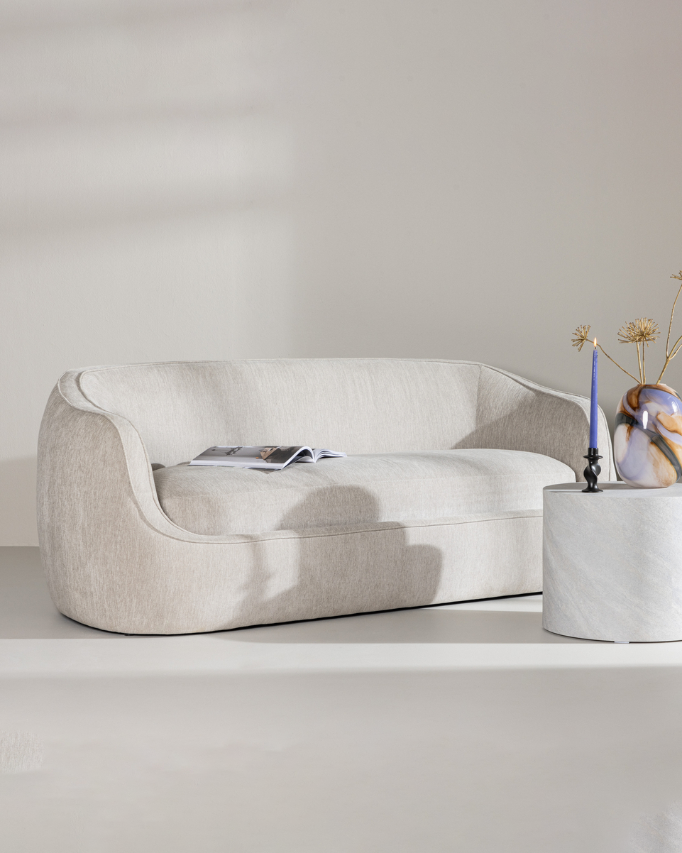 Elio 3-sits soffa Ljusgrå