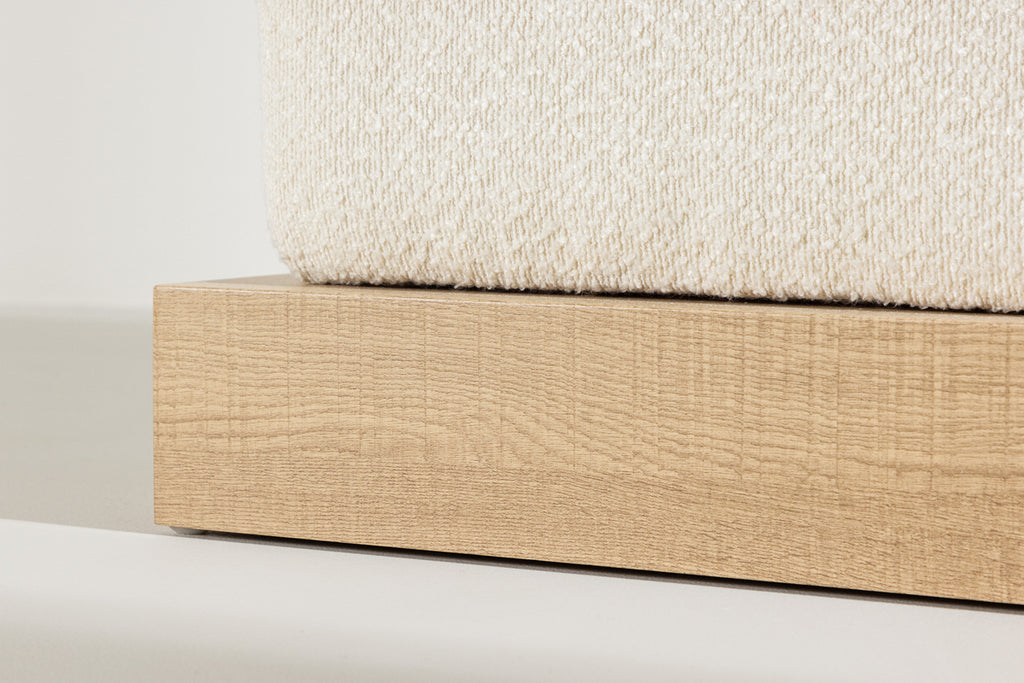 Ivy Ottoman 70 x 45 x 100 Vit