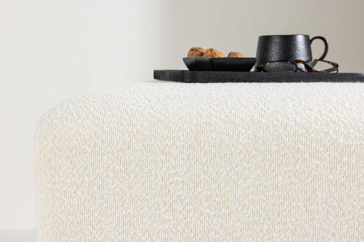 Ivy Ottoman 70 x 45 x 100 Vit