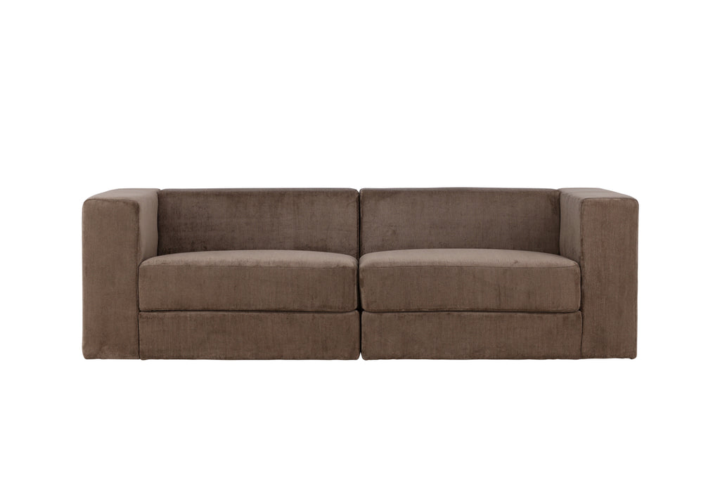 Lumi 3-sits soffa Brun